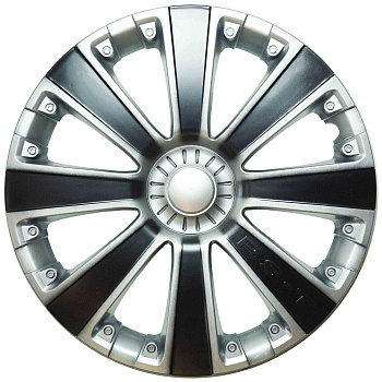 Колпаки декоративные 14" (к-т 4шт) "RS-T" микс черный