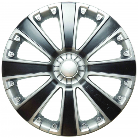 Колпаки декоративные 14" (к-т 4шт) "RS-T" микс черный
