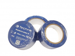 Изолента синяя (19мм*0,13мм х 10м) ПВХ (Класс А)  "Technik"