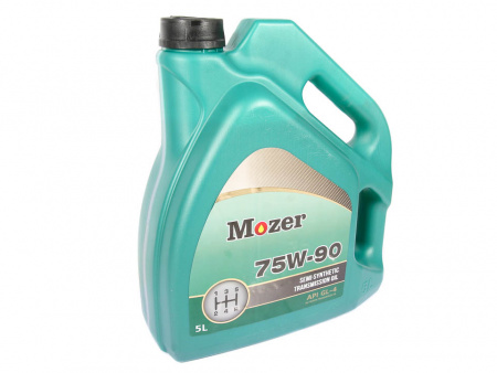 Масло трансмиссионное MOZER 75W90 GL-4 п/синт 5л