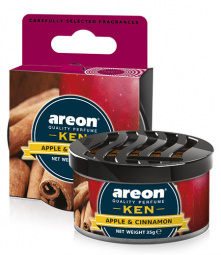 Ароматизатор на панель приборов "AREON" "KEN BLISTER" Apple & Cinnamon
