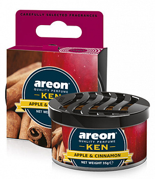 Ароматизатор на панель приборов "AREON" "KEN BLISTER" Apple & Cinnamon