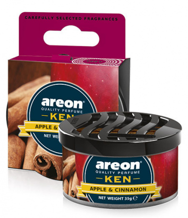 Ароматизатор на панель приборов "AREON" "KEN BLISTER" Apple & Cinnamon