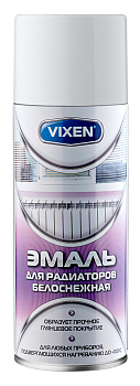 Краска для радиаторов аэрозоль "VIXEN" (520 мл) алкидная белоснежная