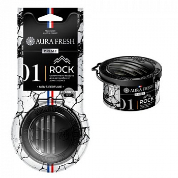 Ароматизатор на панель приборов "AURA FRESH  PRIME ROCK №1" (DIOR EAU SAUVAGE)