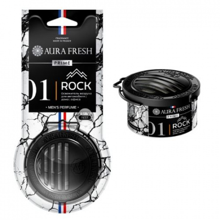 Ароматизатор на панель приборов "AURA FRESH  PRIME ROCK №1" (DIOR EAU SAUVAGE)