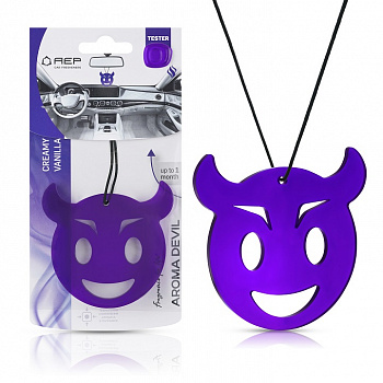 Ароматизатор подвесной "AЕР" "AROMA DEVIL" (Creamy vanilla)