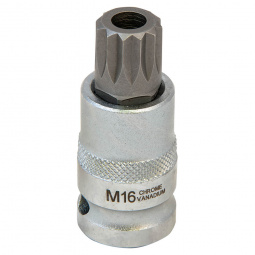 Головка  1/2" со вставкой SPLINE MН16 L55  с отверстием "AV Steel"