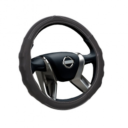 Оплетка руля "M" d37-39см "VOIN" MODERN экокожа, черная